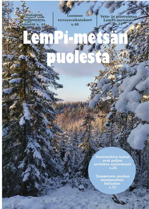 LemPi-metsän puolesta -lehti 1/2026 näköislehtenä, kansi